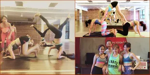 Foto-Foto Marshanda Meliuk-Liuk Hot Bareng Para Sahabat di Gym