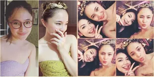 Foto-Foto Marshanda Saat Pamer Pundak Putih Mulus, Cantik & Hot!