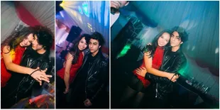 Foto-Foto Mesra Aryan Khan dan Gadis Bule, Lengket Peluk Hangat