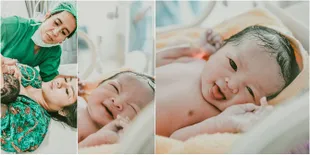 Foto-Foto Perdana Adreena Naira Anak Ketiga Olla Ramlan, Cantik!