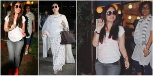 Foto-Foto Perdana Kehamilan Kareena Kapoor, Hot Mom Fashionable