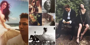 Foto-Foto Prewed Romantis Taeyang & Min Hyo Rin, Serasi Banget!