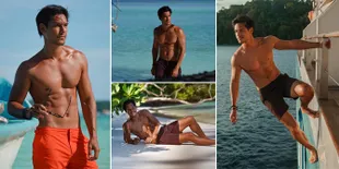 Foto-Foto Richard Kyle Shirtless di Pantai, Bikin Cewek Mimisan!