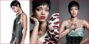 Foto-Foto Rihanna Tampil Fashionista di Vogue Edisi Maret 2014
