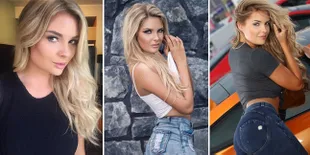 Foto-Foto Sarah Harris, Model Hot Yang Dilecehkan Justin Bieber