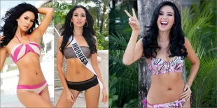 Foto-Foto Seksi Elvira Devinamira di Miss Universe 2014, Cantik!