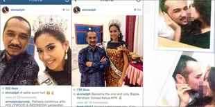 Foto-Foto Selfie Abraham Samad - Elvira Ini Hilang Dari Instagram