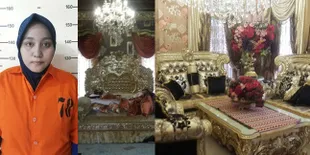 FOTO: Furniture Dalam Rumah Mewah Bernuansa Emas Bos First Travel