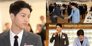 FOTO: Gagah & Sopan, Song Joong Ki Temani Presiden Korea Keliling