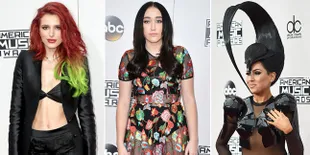 FOTO: Gagal Keren, Sederet Artis Bergaun Terburuk di AMA 2016
