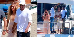 FOTO: Gandengan Saat Liburan, Beyonce & Jay Z Penuh Kebahagiaan