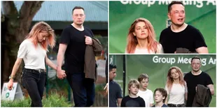 FOTO: Gandengan Tangan, Amber Heard Mesra Dengan Pacar Baru