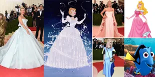 FOTO: Gaun Met Gala Seleb Ini Ternyata Mirip Karakter Disney