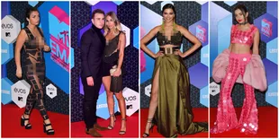 FOTO: Gaun Terburuk di MTV EMA 2016, Terawang - Belahan Tinggi
