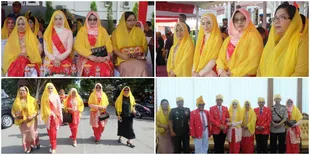 FOTO: Gaya Adelia Pasha di Ultah Kota Palu, Istri Cantik Pejabat