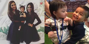 FOTO: Gaya Baby Arsy Hadiri 2 Pesta Ultah, Digoda Cowok Ganteng