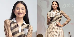 FOTO Gaya Cantik & Stylish Maudy Ayunda Saat Rilis Album 'OXYGEN'