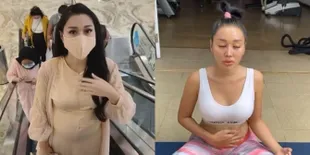 Foto Gaya Lucinta Luna Tunjukkan Baby Bump, Aktif Bergoyang Hingga Jalan-Jalan ke Mall Pamer Perut Buncit