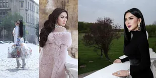 FOTO Gaya Mewah Syahrini di Rumania, Cantik dan Elegan