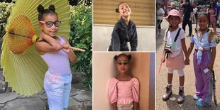 FOTO: Gaya North West Anak Kim Kardashian di Jepang, Ultimate Fashionista!
