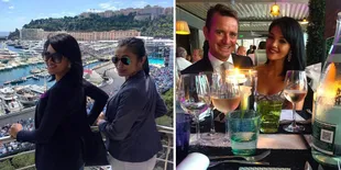 FOTO: Gaya Sosialita Farah Quinn, Tonton GP Monaco di Spot Mewah!