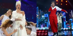FOTO: Gaya Stylish Agnez Mo Tampil di Malam Puncak HUT SCTV ke-28