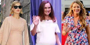 FOTO: Gaya Terbaik Bumil Cantik Hollywood, Stunning Meski Buncit