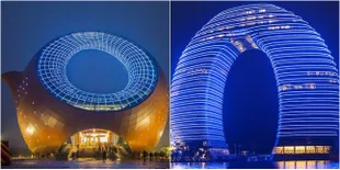 FOTO: Gedung Mewah & Aneh Ini Cuma Bisa Kamu Temukan di China