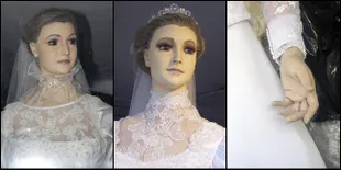 FOTO: Geger, Manekin Pengantin Wanita Ini Ternyata Adalah...Mayat