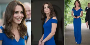 FOTO: Gelar Pesta di Istana, Kate Middleton Tampil Cantik Elegan