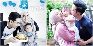 FOTO: Genap 1 Tahun, Baby Uta Makin Mirip Kinos atau Nycta Gina?