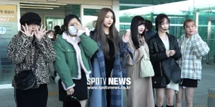 Foto GFriend di Bandara Saat Menuju Indonesia, Menggemaskan Banget!