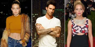 FOTO: Gigi Hadid - Adam Levine, Seperti Apa Tipe Pacar Mereka?