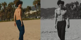 FOTO: Gong Yoo Shirtless Nikmati Keindahan Pantai di Los Angeles