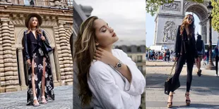 FOTO Hadiri Paris Fashion Week Ini Gaya Kece Cinta Laura di Eropa