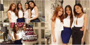 FOTO: Hadiri Ultah Teman, Aurel Hermansyah Pakai Crop Top Cantik!