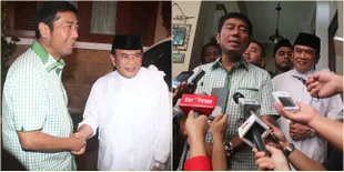 FOTO: Haji Lulung Minta Restu Rhoma Irama Demi Jadi Cagub DKI