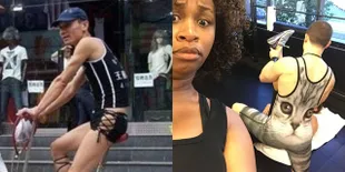 FOTO: Hal-Hal Nggak Lazim Yang Dilakukan Orang di Tengah Publik