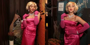 FOTO: Halloween Party, Dena Rachman Dandan Seperti Marilyn Monroe