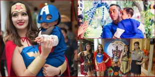 FOTO: Halloween Party! Nia dan Ardie Jadi Duo Superhero Kece!