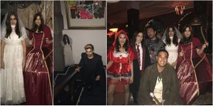 FOTO Halloween Party Nia Ramadhani & Jedar, Seru Dengan Pasangan