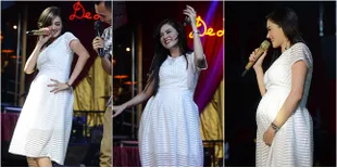 FOTO: Hamil 7 Bulan, Mulan Jameela Masih Joget Pakai High Heels!