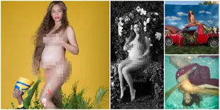 FOTO: Hamil Anak Kembar, Beyonce Berpose Hot Sampai Underwater