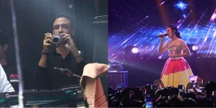 FOTO: Hamish Daud Tertangkap Kamera Temani Raisa Tampil di Jogja