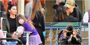 FOTO: Happy Family, Channing Tatum Ajak Keluarganya ke Disneyland