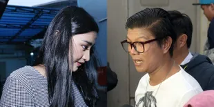 FOTO Hindari Awak Media, Pramugari Cantik Tertangkap Ikut Andika!