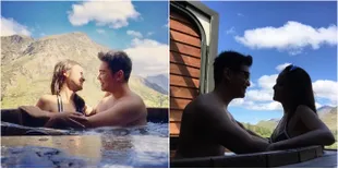 FOTO: Honeymoon Acha Septriasa & Vikcy, Mesra Berendam Bareng!