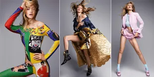 FOTO: Hot Menantang! Pesona Gigi Hadid di Cover Majalah Vogue