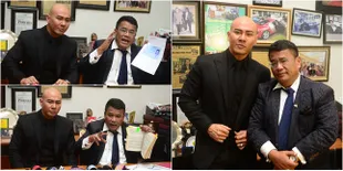 FOTO: Hotman Paris & Deddy Corbuzier Tantang Mario Teguh Debat