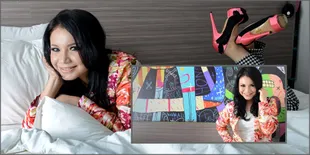 Foto In Bed With Rossa 2 - Stay Young Dengan Fashion Warna-Warni